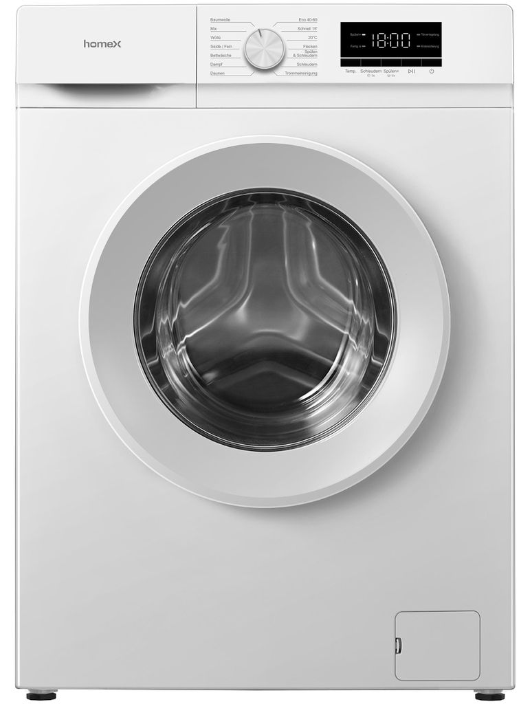 homeX Waschmaschine 6kg, Frontlader - 1.000 U/Min, Produktbild 