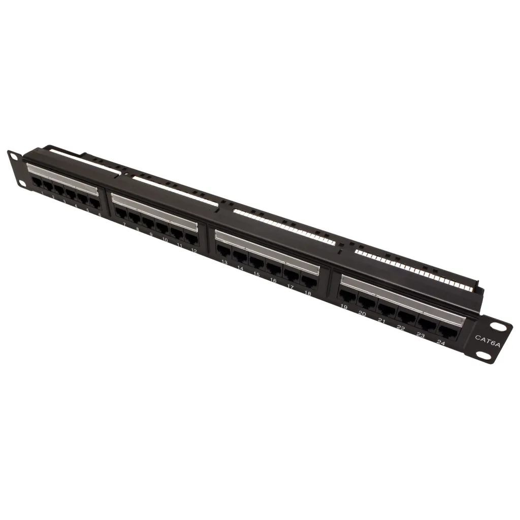 VALUE 26.99.0357 Patchpanel 24p Cat 6a UTP Nero - Qualità TOP