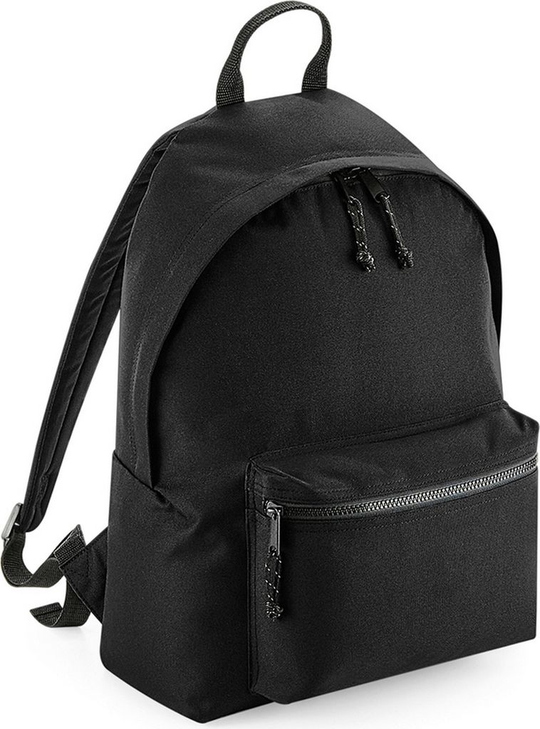 BagBase Recycle Rucksack PC4119 (Einheitsgröße) (Schwarz)