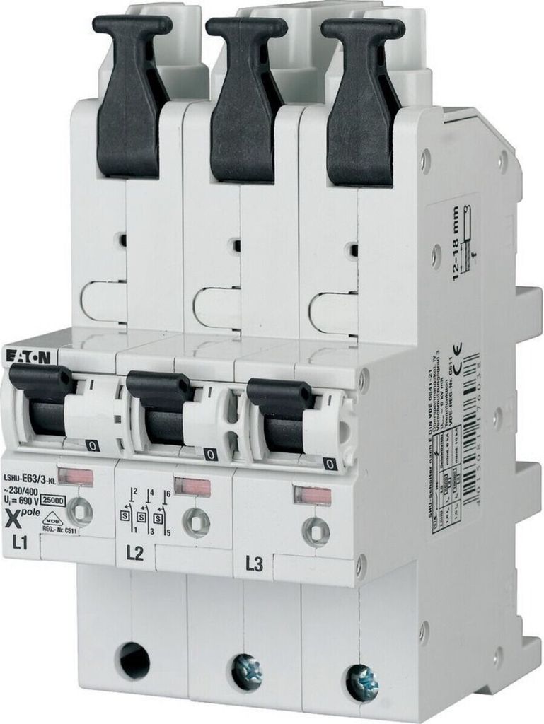 EATON Hauptleitungsschutzschalter LSHU-E50/3-KL sel