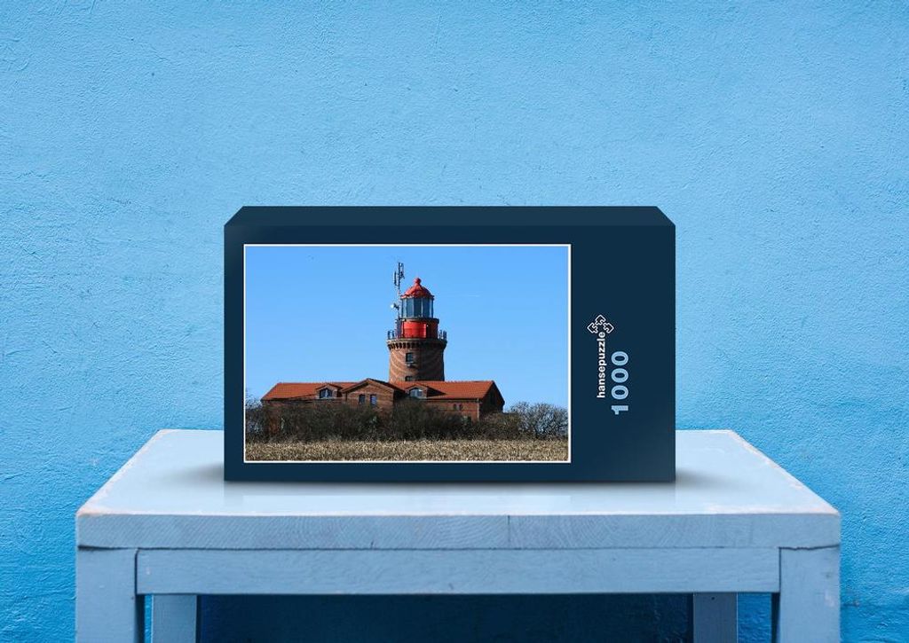 hansepuzzle 50880 - Leuchtturm Puzzle, 1000 Teile, Hintergründe, 60,0 x 46,0cm mit hochwertiger Aufbewahrung, Kartonbox & Beutel