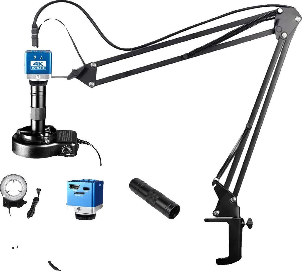 Elektronisches digitales Mikroskop, 48MP Fotoausgabe, HDMI- und VGA-Kompatibilität, 60MP Sony imx415, HD