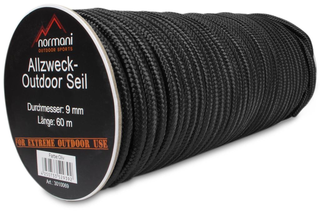 normani Allzweck-Outdoor-Seil 9 mm x 60 m