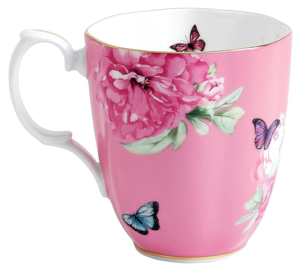 Miranda Kerr - Kaffeetasse, Teetasse 'Friendship' - feinstes Porzellan - Pink - 400 ml