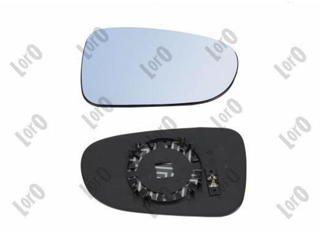 ABAKUS Spiegelglas Außenspiegel Rechts für VW SHARAN (7M8, 7M9, 7M6) Konvex Beheizbar 1224G04