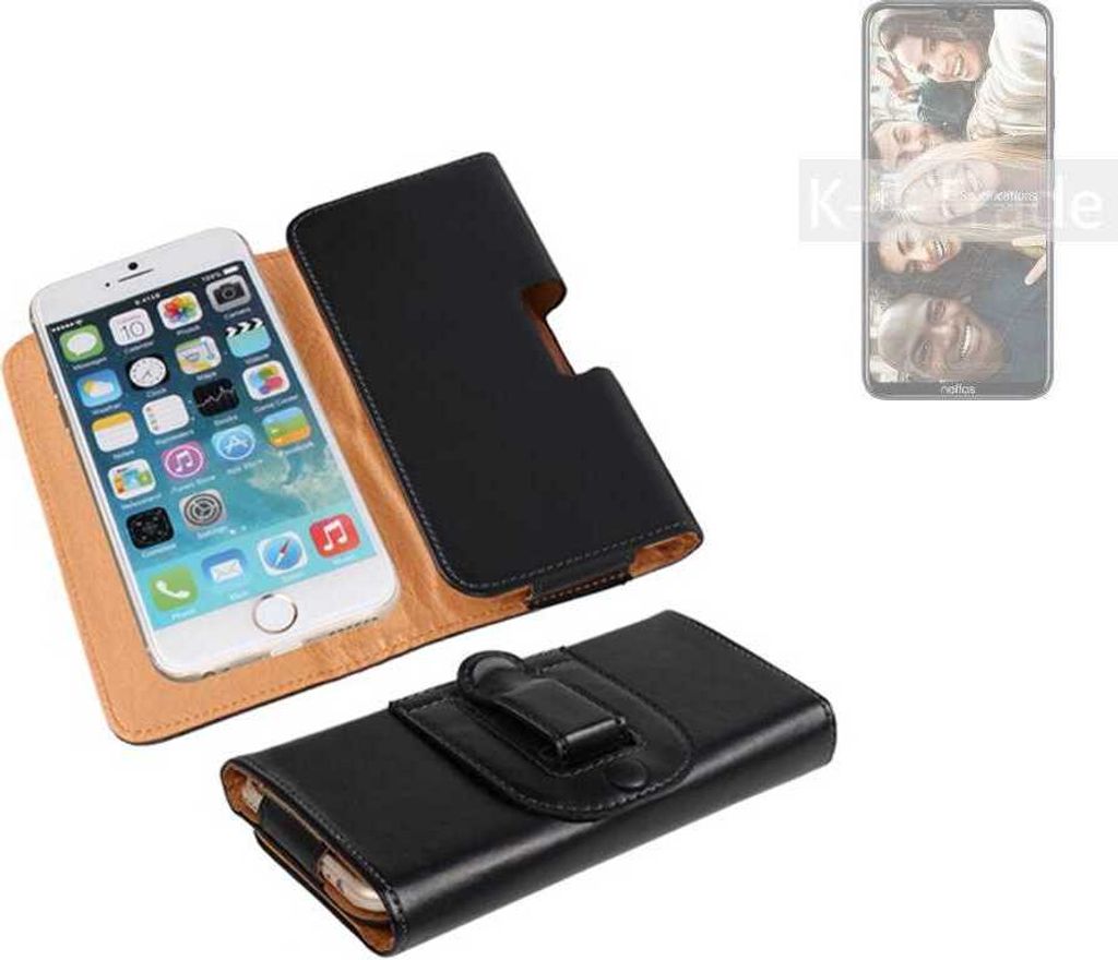 K-S-Trade Schützhülle Handyhülle kompatibel mit TP-LINK Neffos X20 Pro Holster Gürtel Tasche Schutzhülle Handy-Tasche Smartphone Case