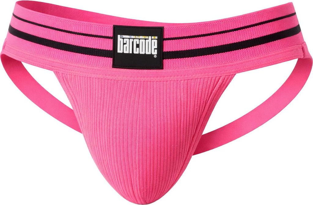 Barcode Berlin - Herren Unterwäsche - Andreus Jockstrap Pink-Black - 1x Größe M