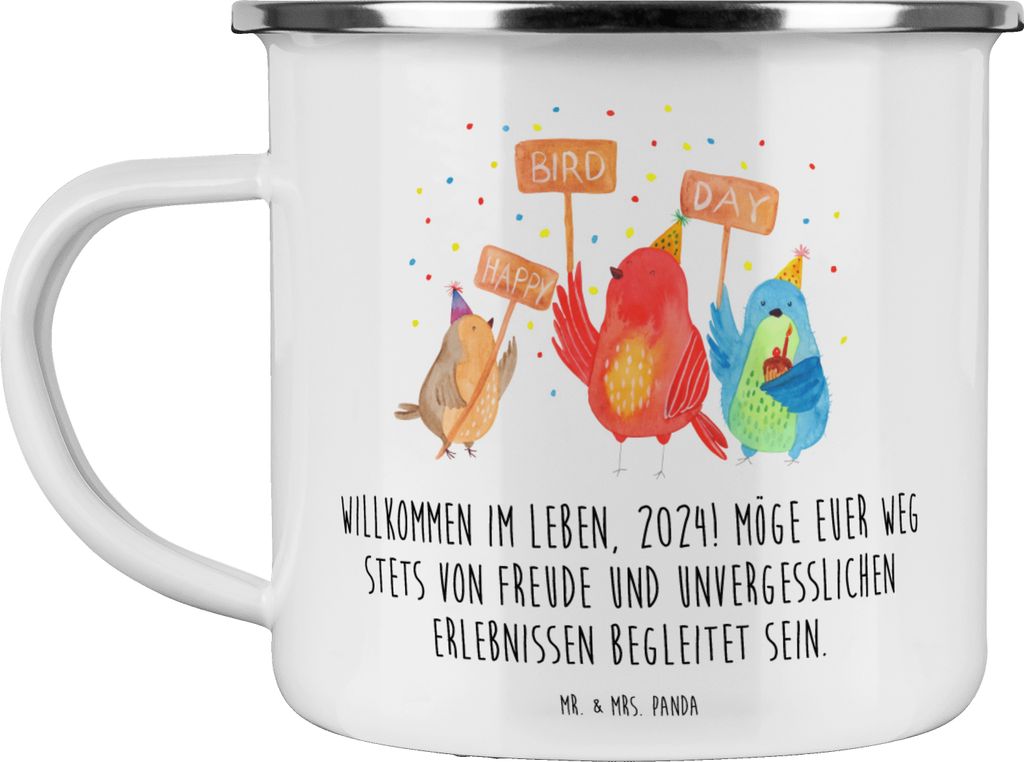Mr. & Mrs. Panda Teetasse 2024 Geburtstag - Weiß - Produktbild 
