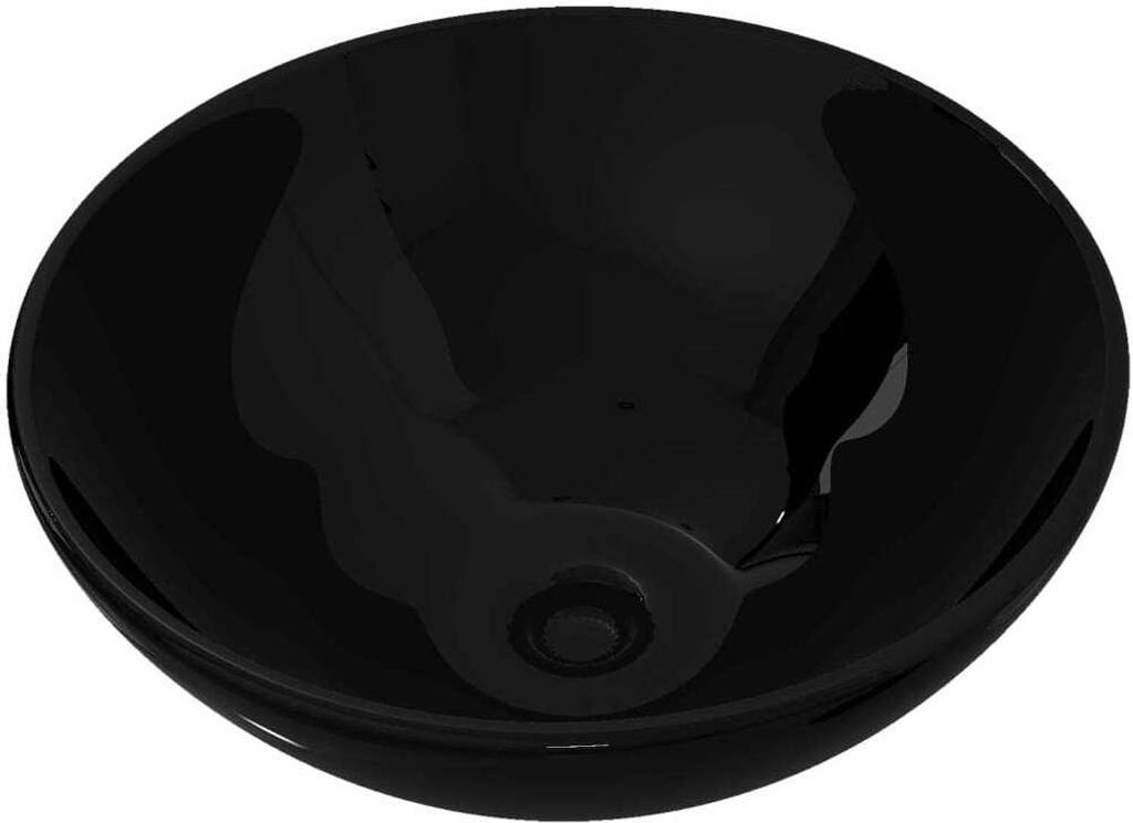 Stabli Möbel Keramik Waschbecken rund schwarz - Waschbecken Neu design423502