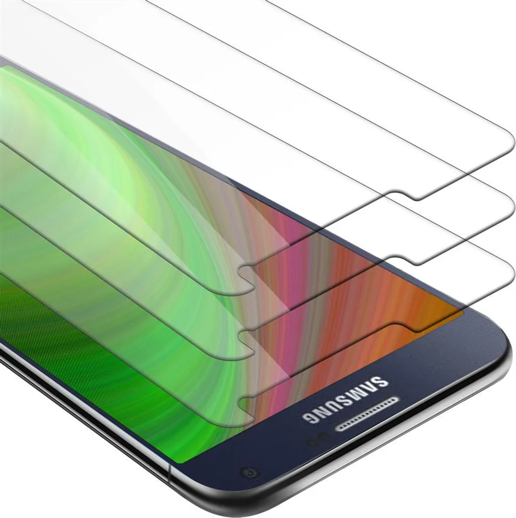 Set 3 Pellicole Vetro Blindato per Samsung A7 2015 | Cadorabo 9H HD