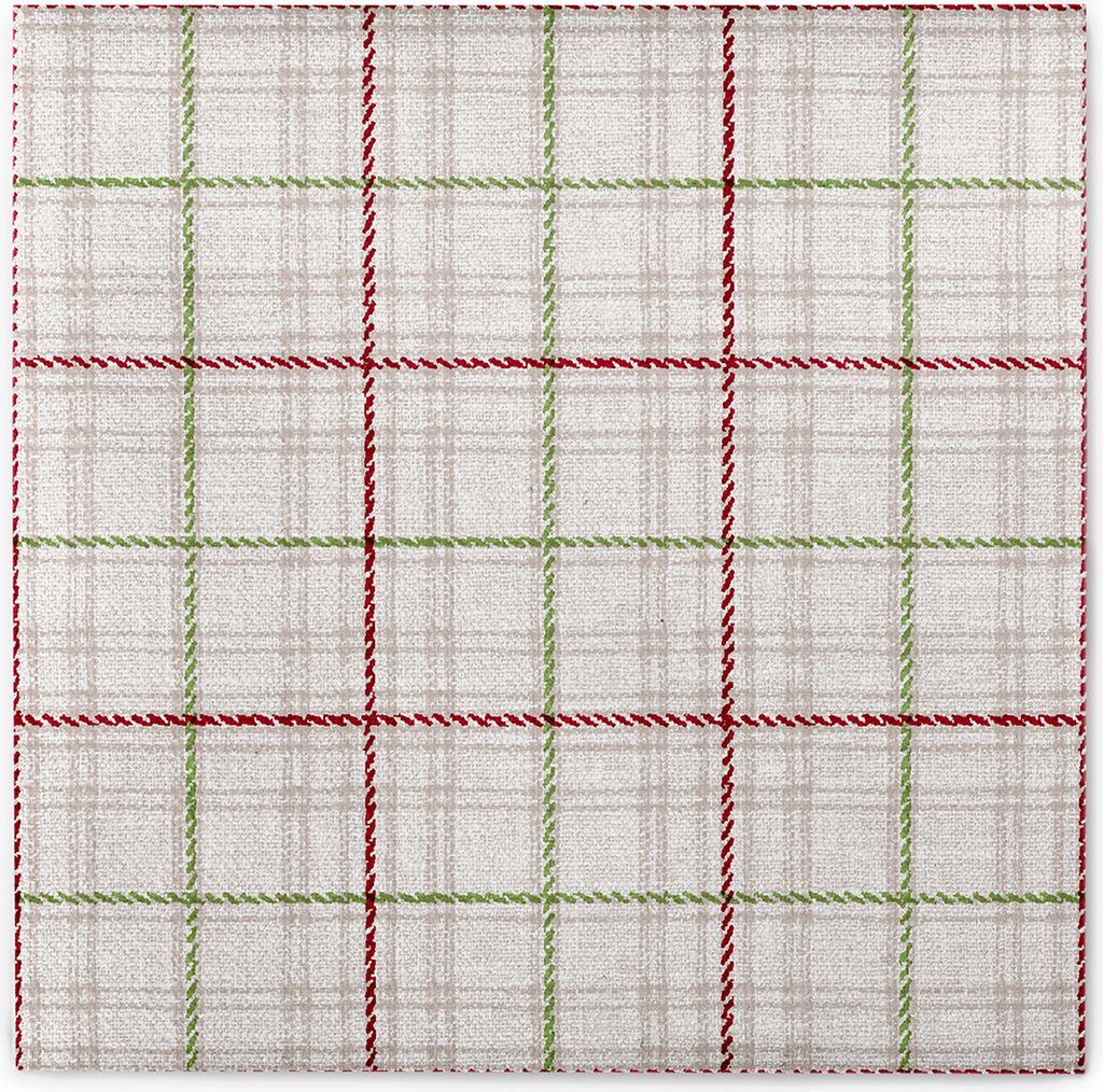 Sovie HORECA Weihnachtsserviette Lene aus Linclass Airlaid 40 x 40 cm, 50 Stück - Streifendesign Karos