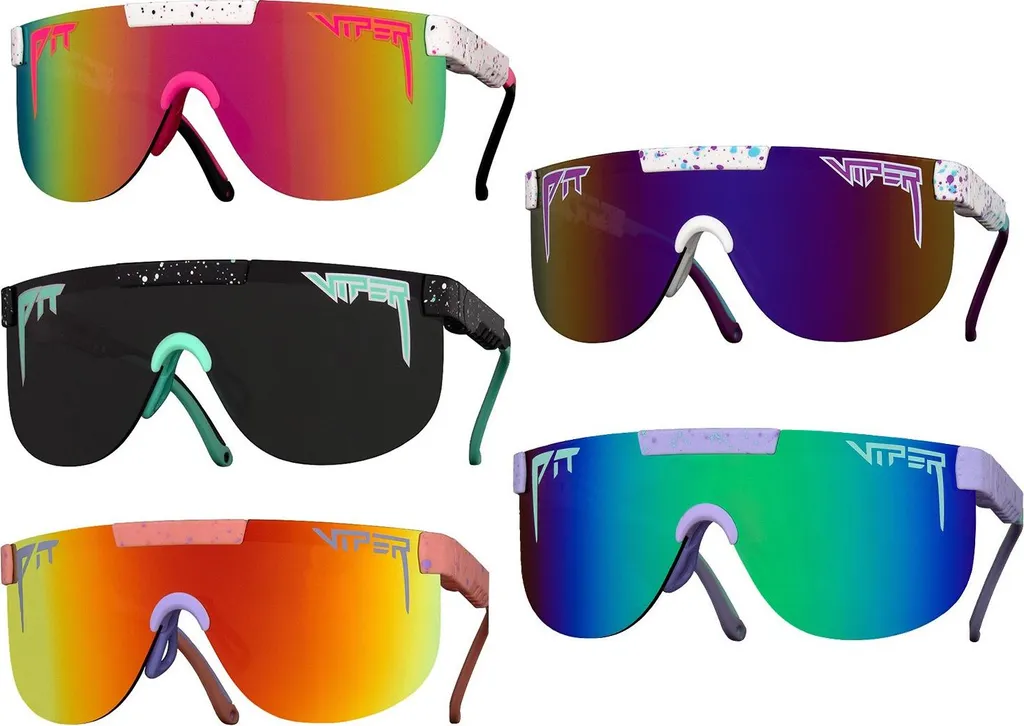 Pit Viper Elipticals Occhiali da Sole Sportivi - Protezione UV Totale