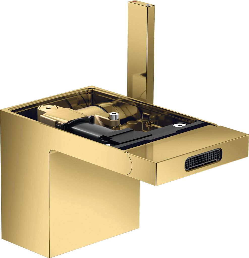 Einhebel-Bidetmischer AXOR MYEDITION ohne Platte polished gold optic polished gold optic