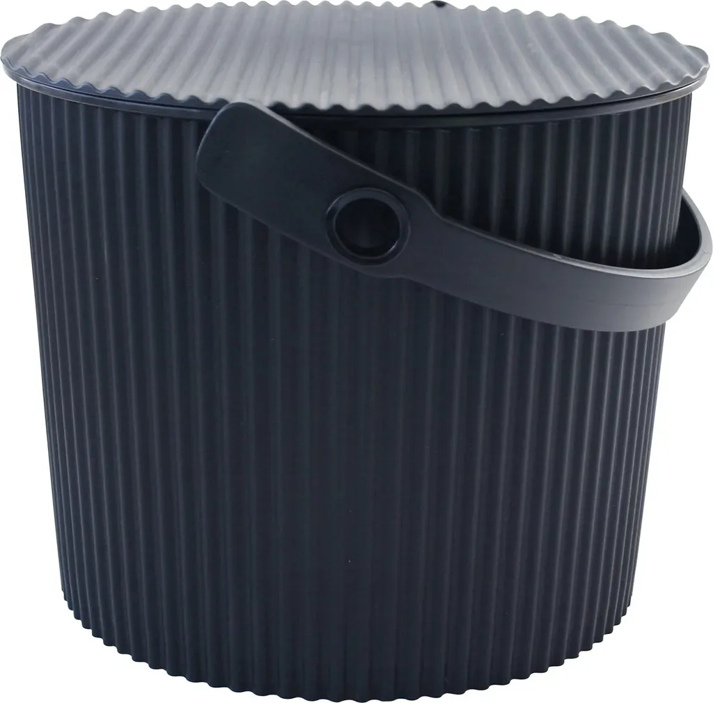 Fini le Désordre avec le Seau Omnioutil 8L Noir - Rangement Durable et Design