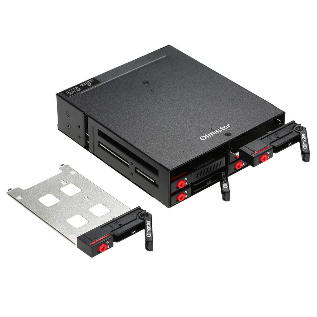 OImaster 6 Bays Mobile Backplane-Unterstuetzung 2,5-Zoll-SATA-HDD-SSD-Festplatte mit Kuehlgeblaesefach Hot-Swap-uebertragung mit 6 Gbit / s fuer PC...