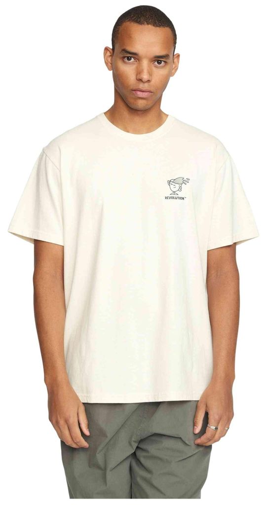 T-Shirt Revolution offwhite für Herren