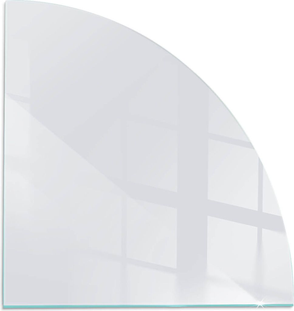 Farbe Hellgrau – Glasbodenplatte für – Kaminofen – Kaminplatte Glas – Schutzglas – Funkenschutzplatte –Glasbodenplatte Feuerfeste – ...