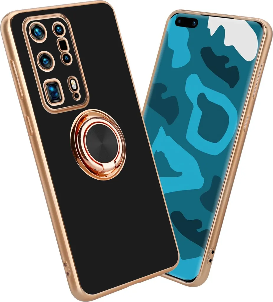 Custodia Protettiva Huawei P40 PRO+ Cadorabo: Armatura Magnetica Nera