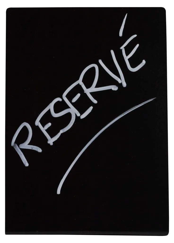 Affichage de Prix A6 Ardoise pour Buffet et Réception - Pack de 20