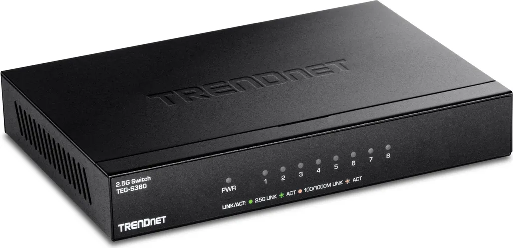 Switch Ethernet 2.5G à 8 ports TRENDnet pour réseau local ultra-rapide et fluide