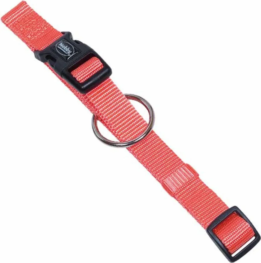Nobby Classic Collare L 50-65 cm Corallo - Nylon Alta Qualità