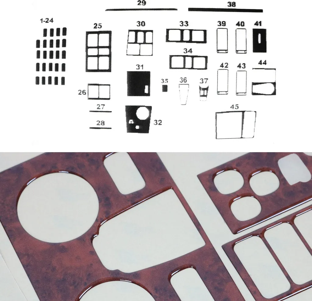 Set 5 Pezzi Radica Volvo FH 460 2002-2012 - Arredo Interno Camion
