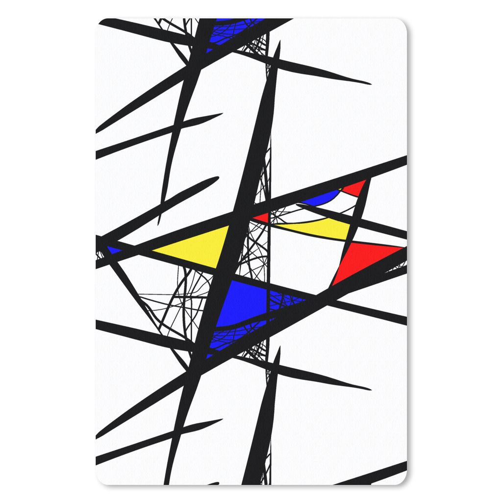 MuchoWow Mauspad Mousepad Muster - Abstrakt - Kunst 18x27 cm - Mousepads - Maus Mat - Pad - Mausunterlage