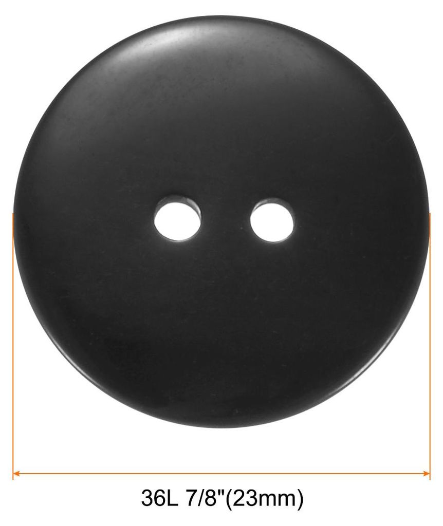 100 Stš¹ck Kn?pfe Schwarz Bastelkn?pfe 23mm Blš¹tenform, Harzkn?pfe 2-Loch N?hkn?pfe Buttons zum N?hen fš¹r Kleider Hemden Blusen Jeans Hosen...