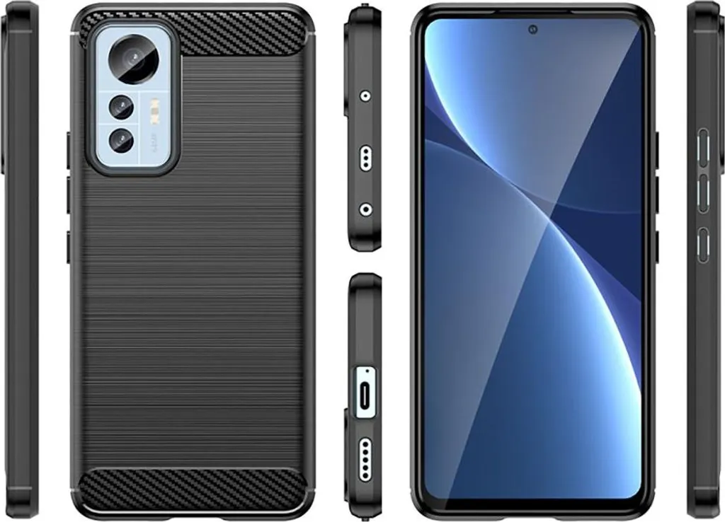 Tech-Protect Tpucarbon Xiaomi 12 Lite Nero | Custodia Professionale - 2