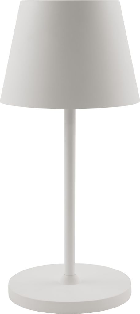 LED-Tischleuchte ROLF KERN „Club“ 25cm, weiß, Akku, dimmbar
