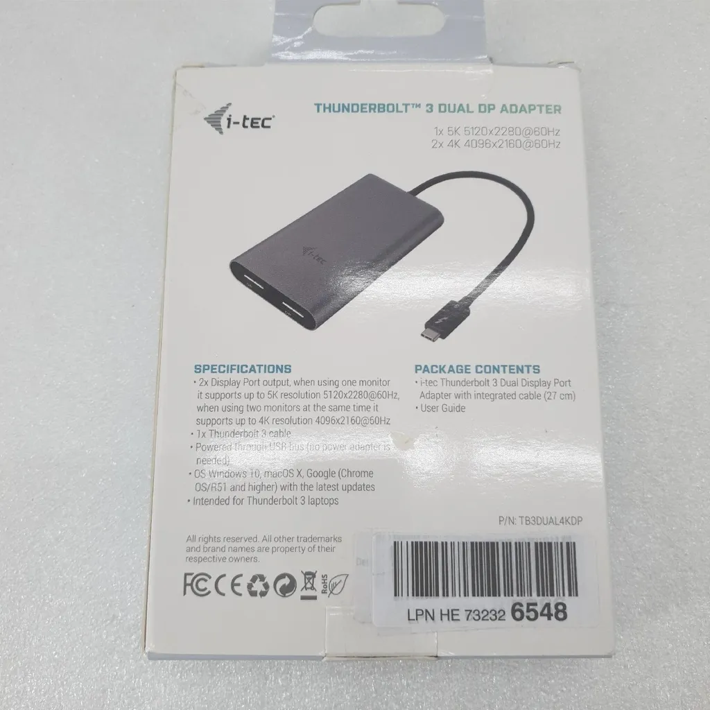 i-tec Video adattatore Thunderbolt 3 Dual DP - 14
