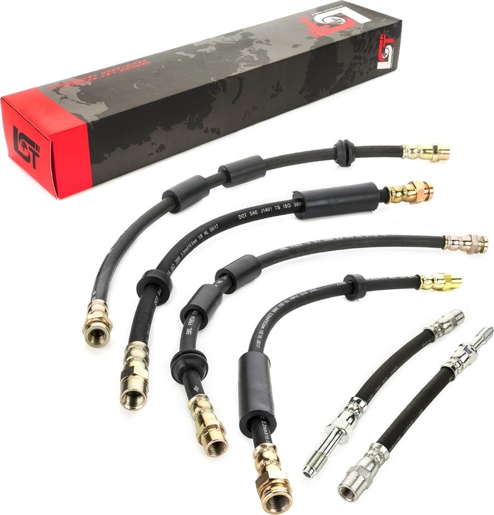 6x Bremsschlauch Set vorne hinten für SEAT ALHAMBRA VW SHARAN FORD GALAXY 01-10