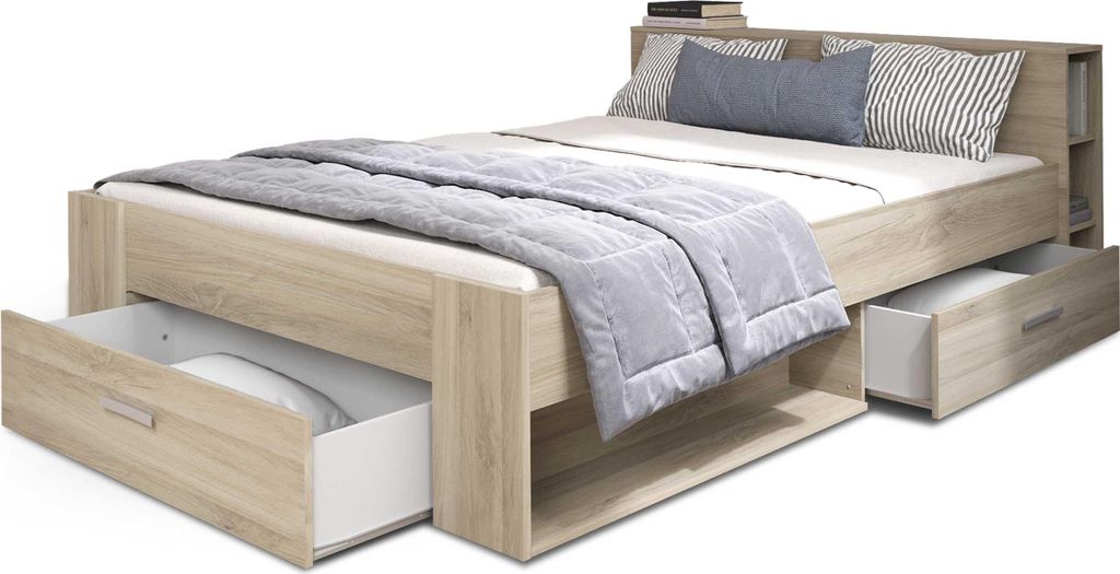 DEMEYERE Lit adulte 160 x 200 cm - Chene Kronberg - Oxygene Image du produit 