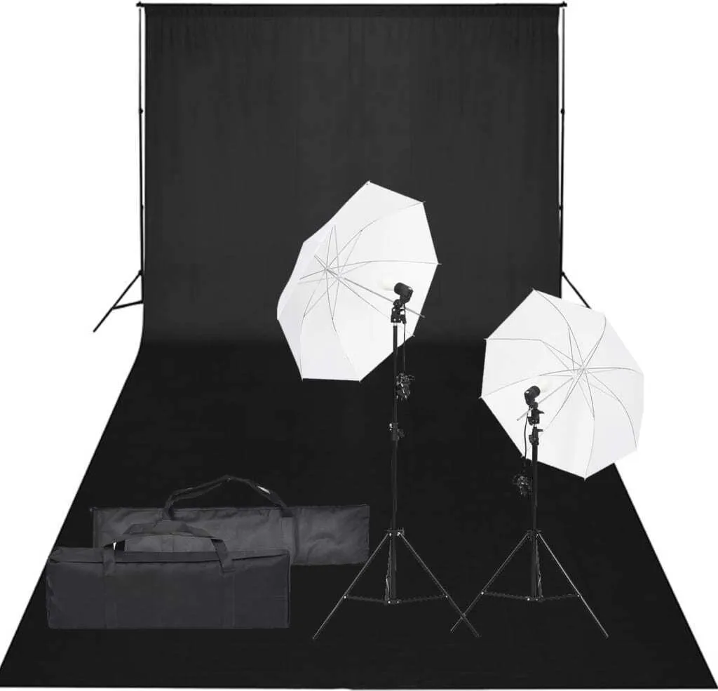 Studio photo portable pour portrait et vidéo avec éclairage continu