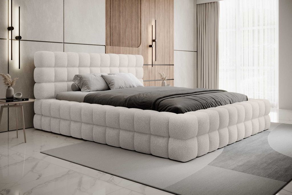 YOURHOUSE24 Polsterbett Dizzle Bett Doppelbett Bettgestell Produktbild 