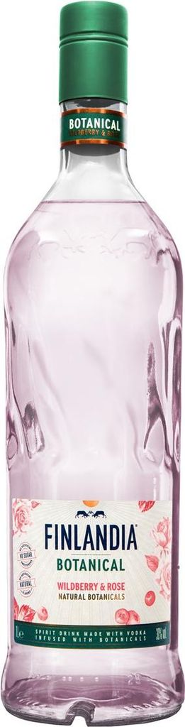 Finlandia Vodka Botanical Wildberry & Rose 30% 1L Produktbild 