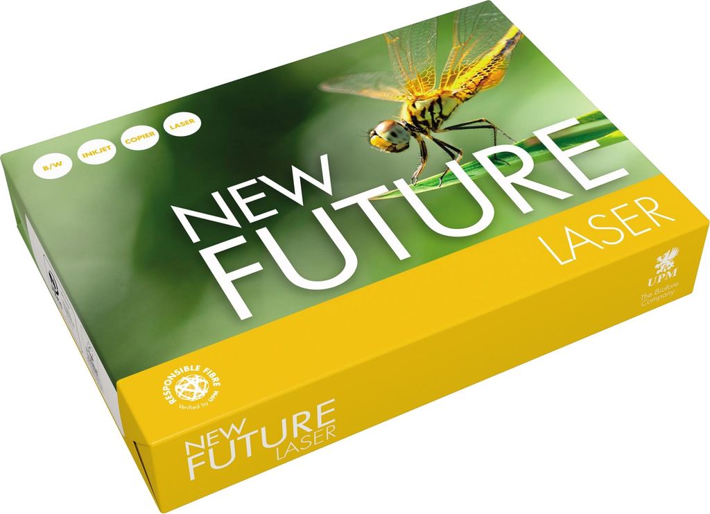 New Future Kopierpapier 95389A80S A4 2fach gel.80g 500 Bl.