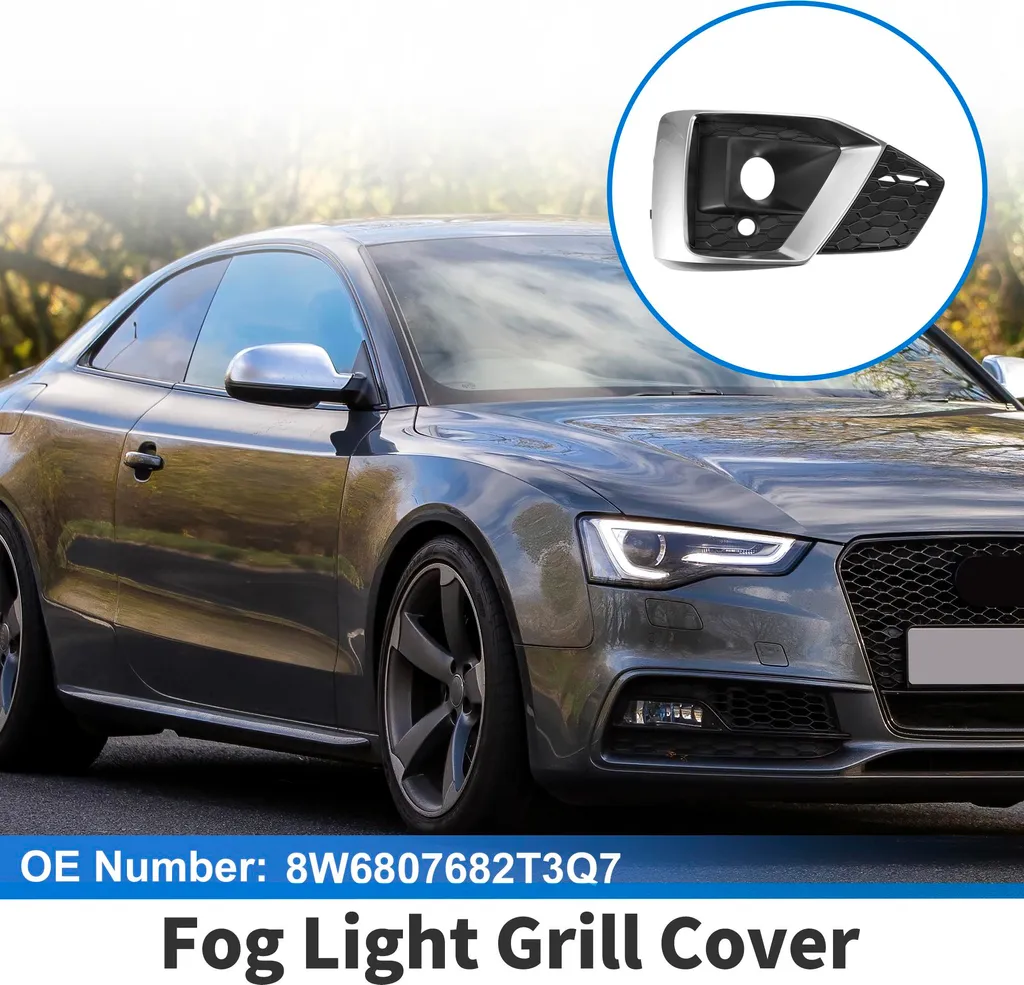 Remplacement Grille Antibrouillard Audi A5 2021-2023 pour Pare-Choc Droit