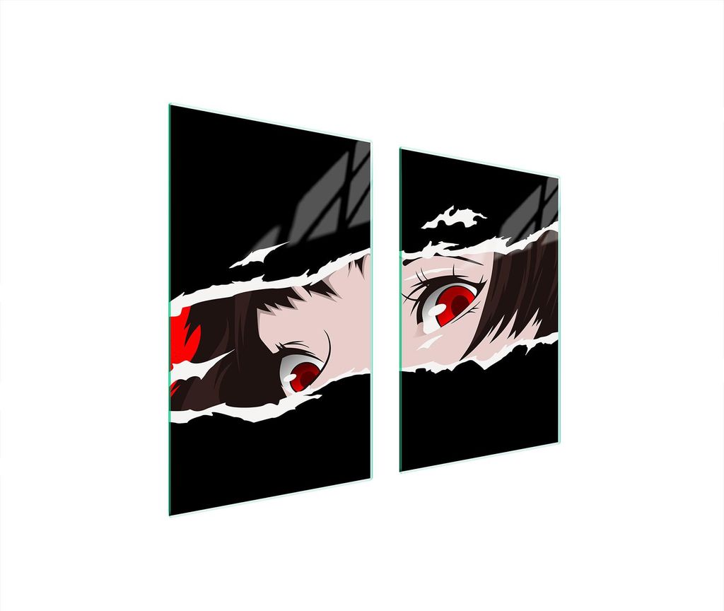 Glasschutzplatte Für Küche 65X52 Anime