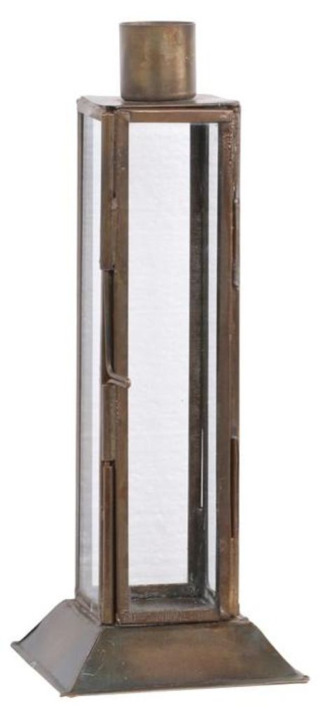 Chic Antique Kerzenständer mit Deko Fenster 19 cm Glas Produktbild 