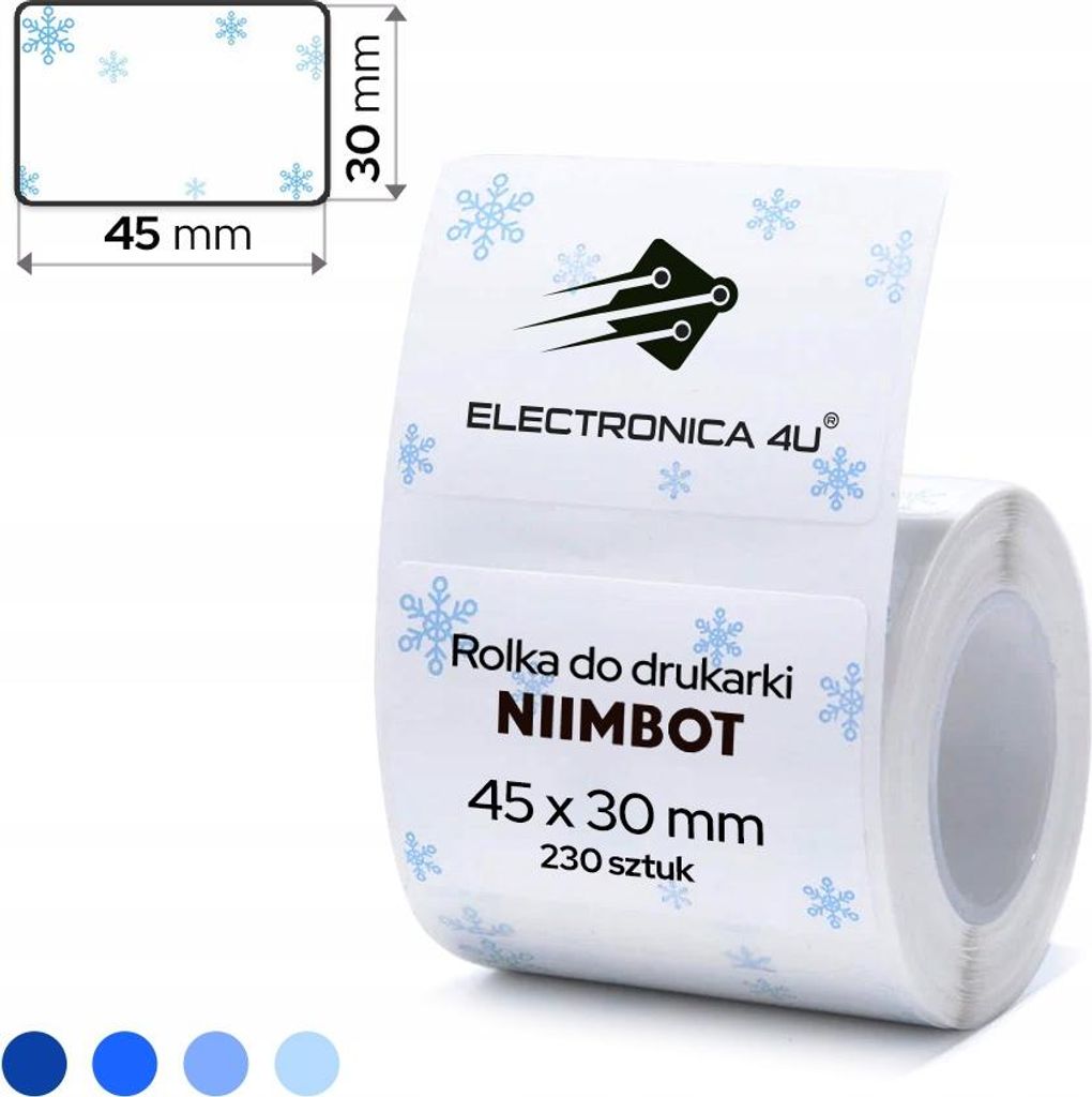 Etykiety samoprzylepne naklejki termiczne Niimbot B1 B4 B21 Zdjęcie produktu 