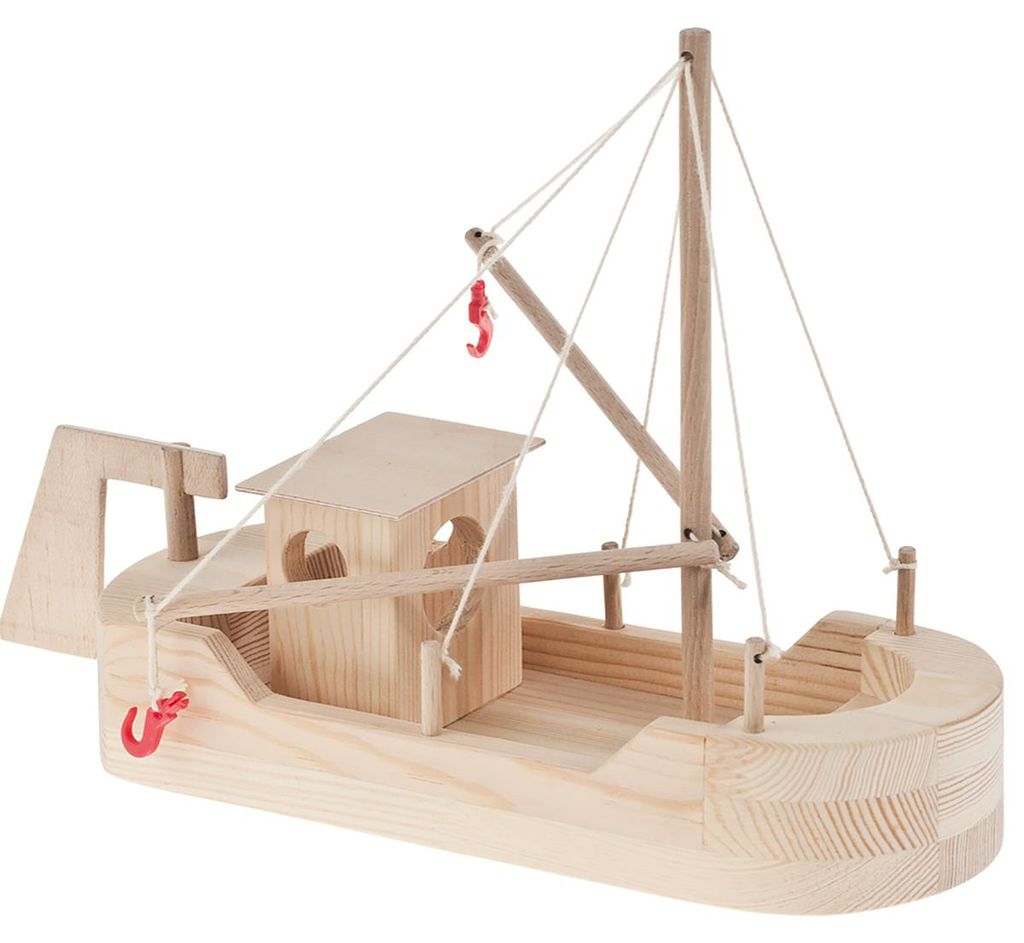 fiammiferi21 Kit barca da pesca per bambini kit artigianato Immagine del prodotto 
