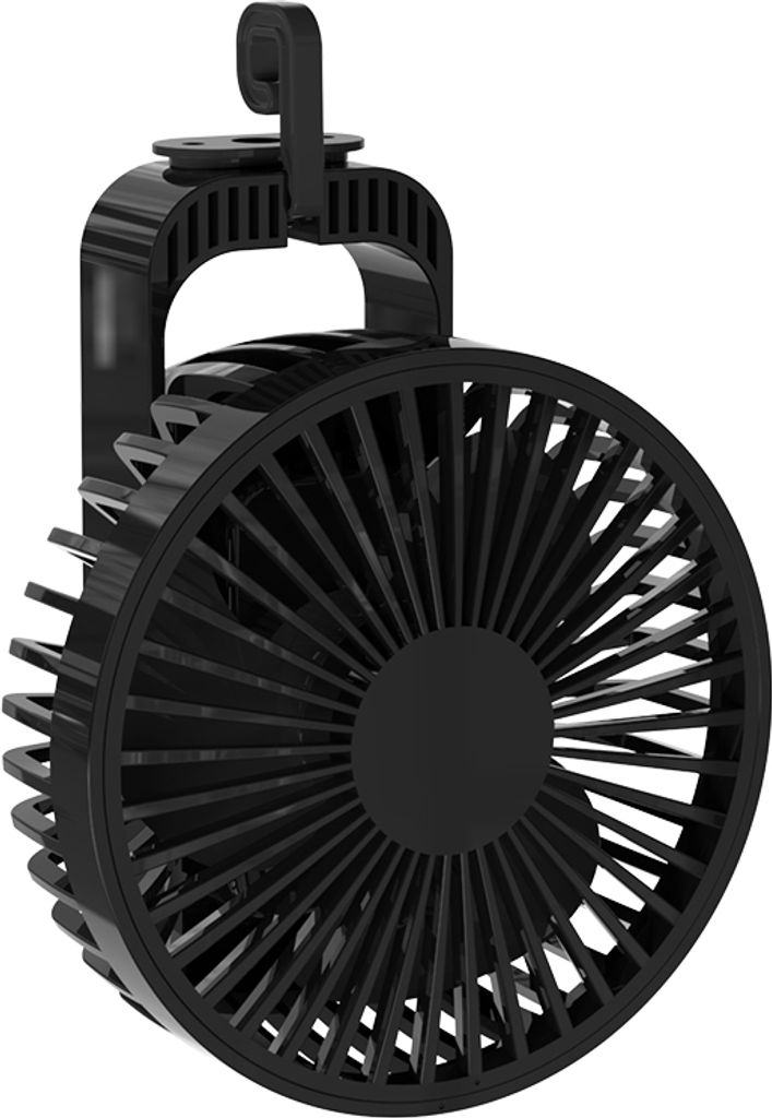 (Schwarz) Mini-USB-Ventilator, tragbarer Clip-Tischventilator, leiser Kühl Tischventilator für Schlafzimmer, Büro, Kinderwagen im Freien