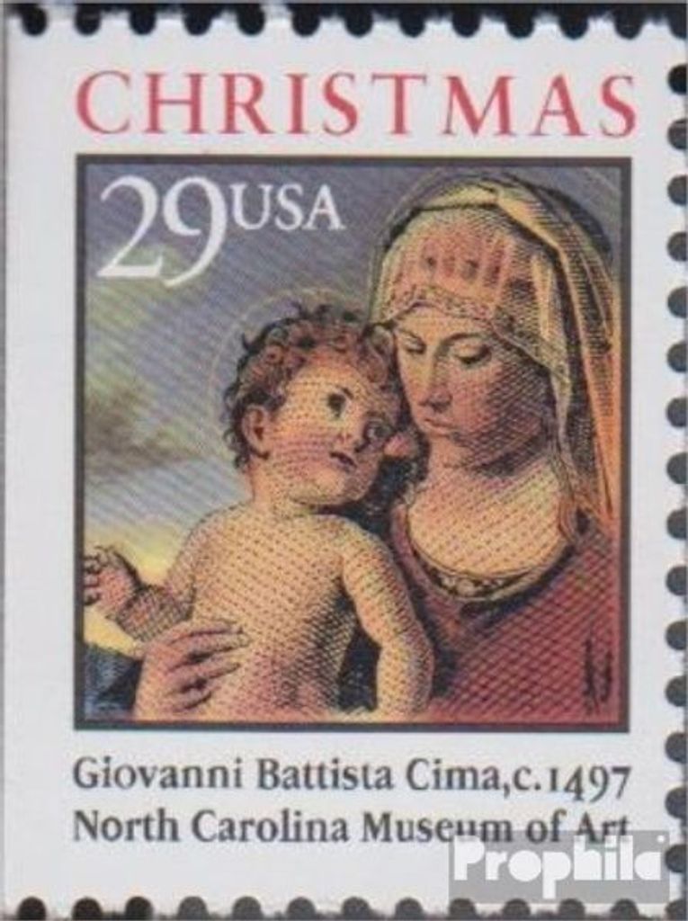 Briefmarken USA 1993 Mi 2405Dl postfrisch Weihnachten
