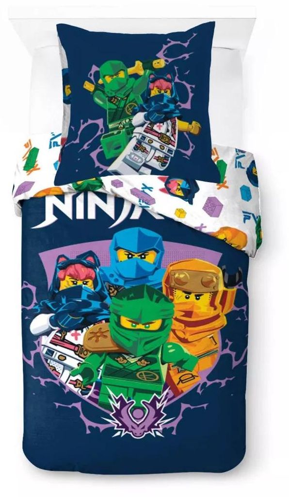 LEGO Ninjago Kinder-Bettwäsche Abenteuer jede Nacht!