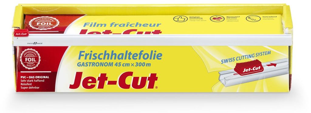 Jet-Cut Frischhaltefolie zum Schneiden 45 cm x 300 m, Produktbild 