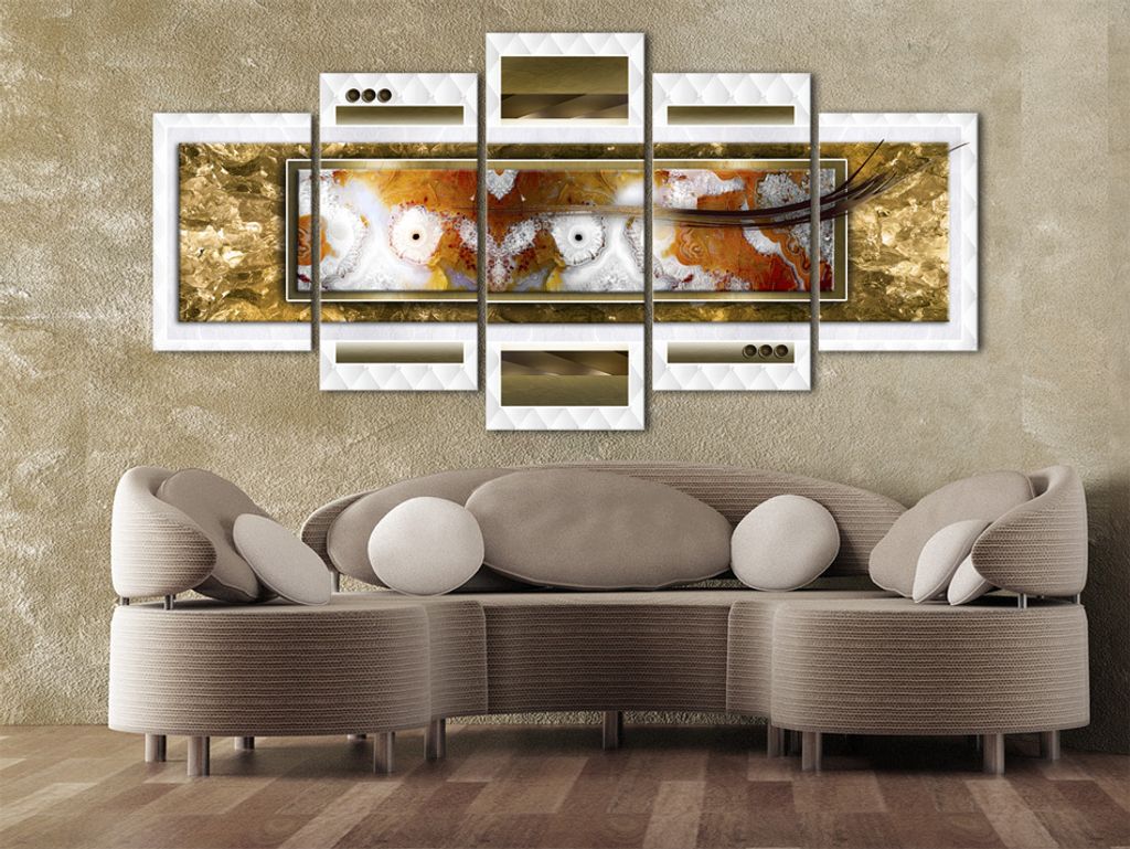 Akustikbild Abstrakt 200x100 cm Bilder Akustikschaum Produktbild 