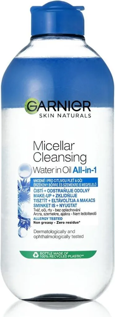 Eau micellaire soin haute tolérance yeux et peaux sensibles 400ml