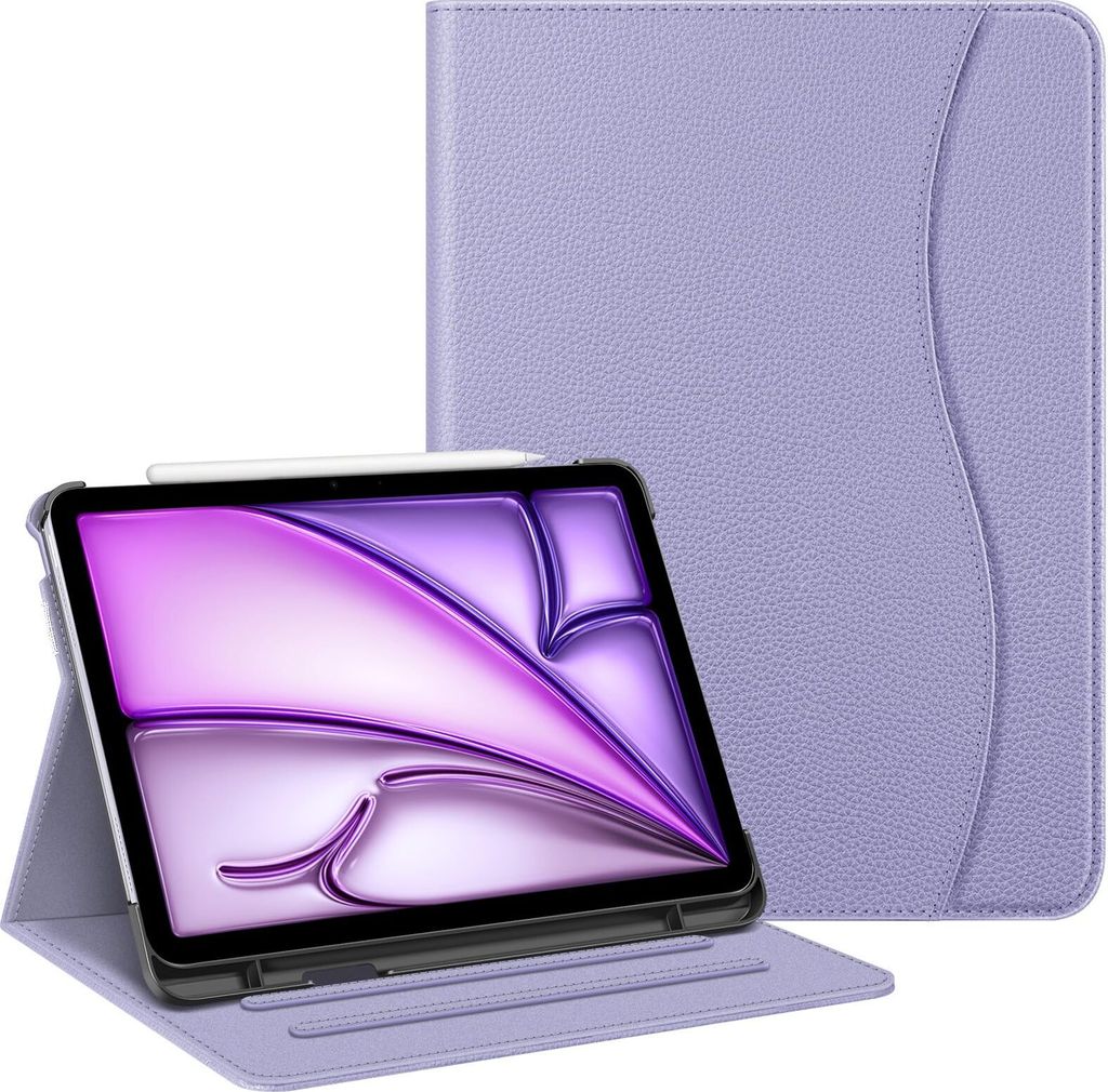 Fintie Hülle für iPad Air 11 Zoll M2 (2024), iPad Air 5. Generation (2022) / iPad Air 4. Gen 10,9 Zoll, Multi-Winkel Betrachtung Folio Stand Schu...