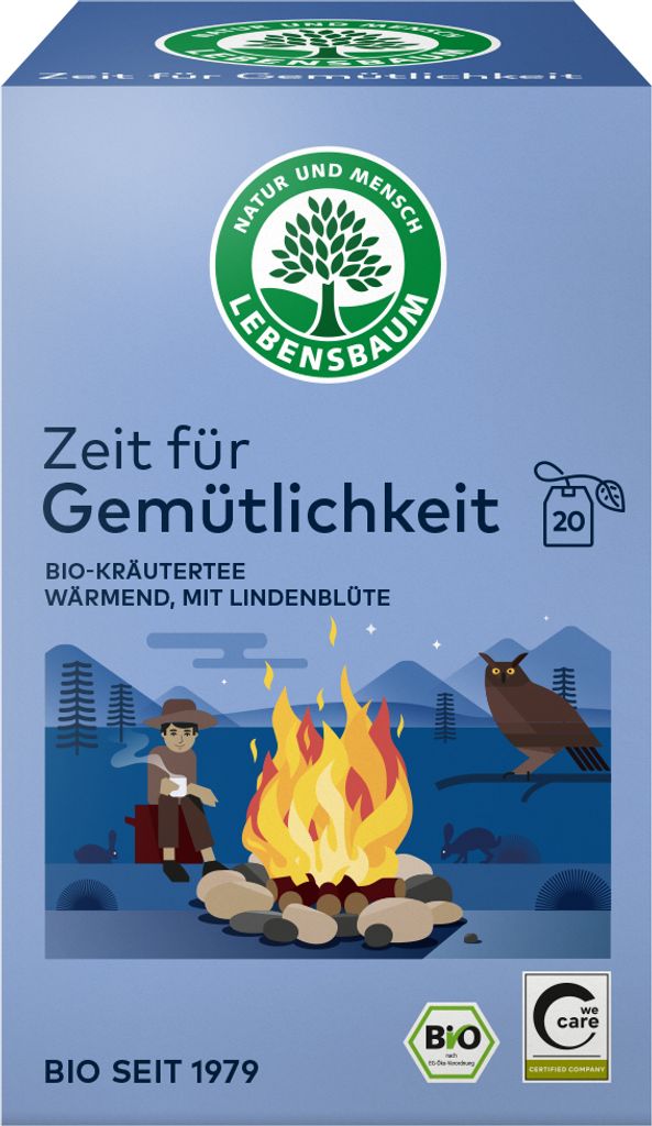 Wanderlust Tee - Linde & Lagerfeuer